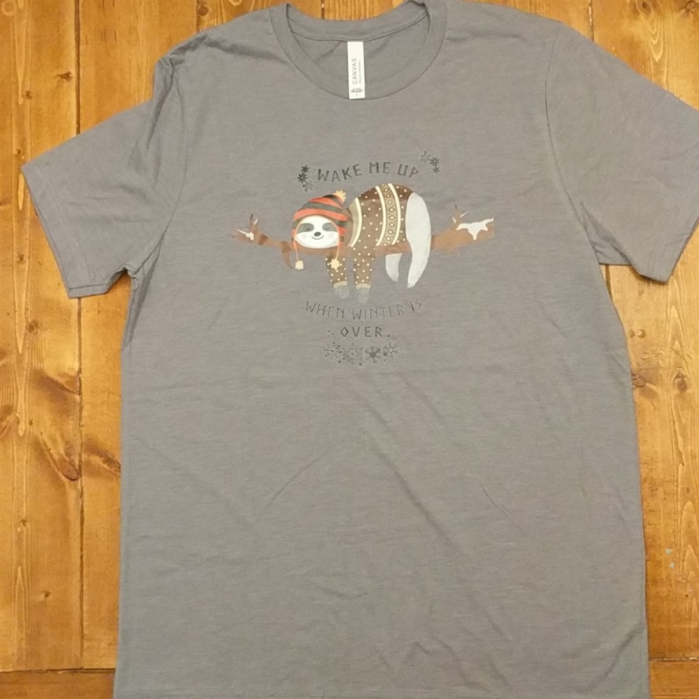 Sloth Winter t-shirt